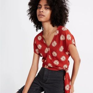 Daisy Wrap Crop Top